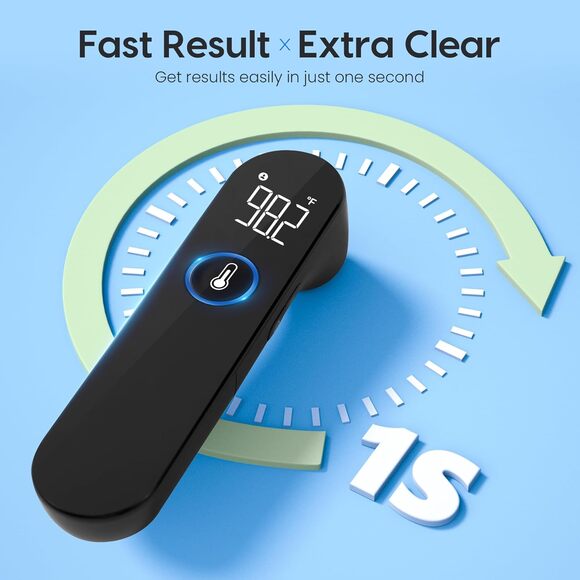 Viproud No-Touch Infrared Thermometer –  Thermometer for Baby & Adults - Picture 2 of 14